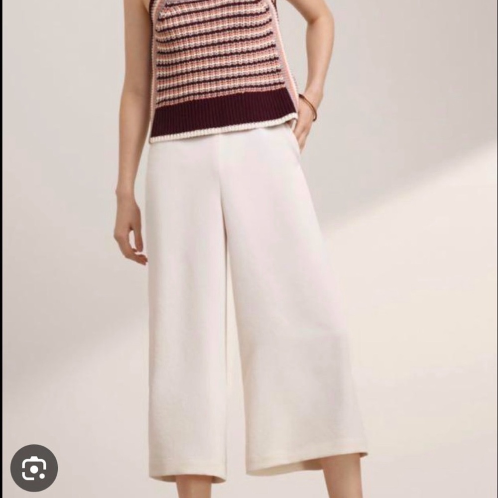 Wilfred Wide Leg Pant- size 0- white